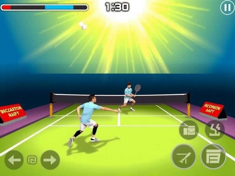 Badminton Beatdown Game Screenshot